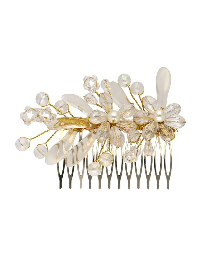 Fancy Comb in Gold finish - ARE1003D