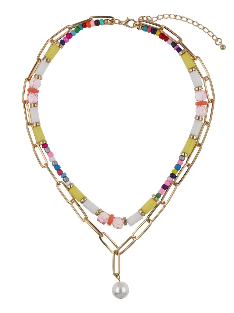 Western Necklace in Gold finish - CNB24304