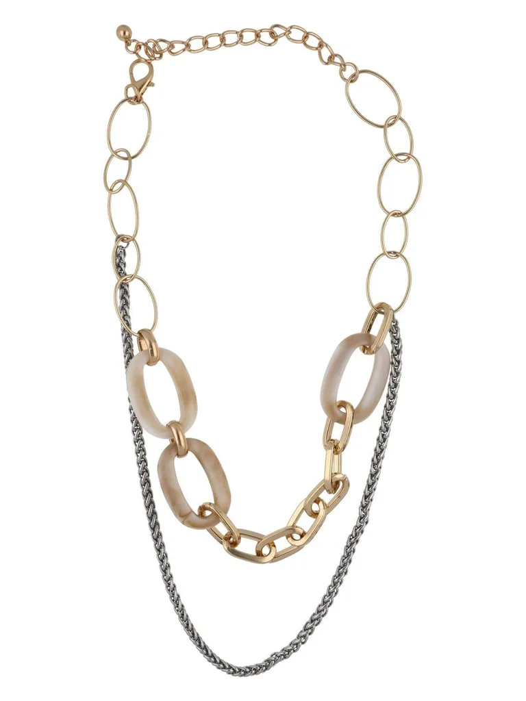 Western Necklace in Two Tone finish - CNB24307