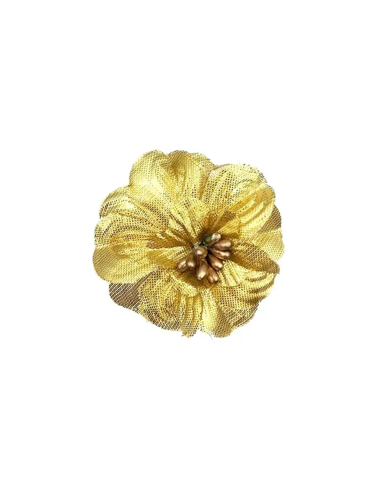 Floral / Flower U Pin in Gold color - CNB10127