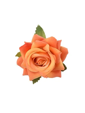 Floral / Flower U Pin in Orange color - CNB15932