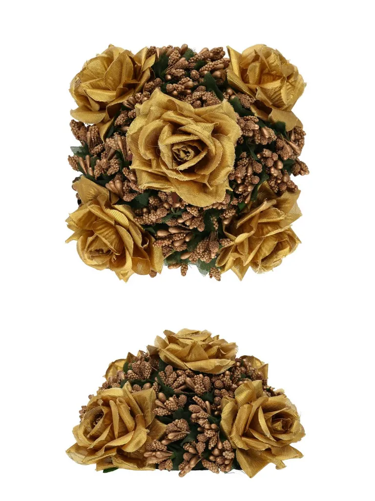 Floral / Flower Juda / Amboda in Gold color - RAJ173F