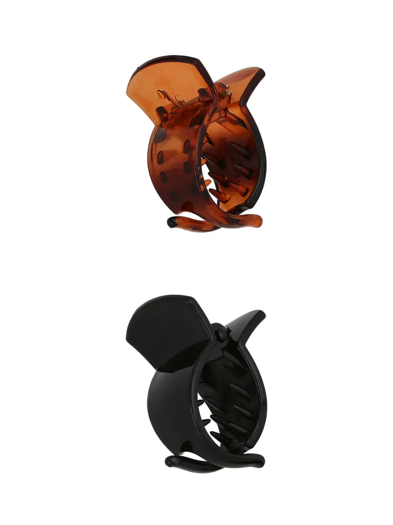 Honey Butterfly Clip in Black & Shell color - NHB1357-G
