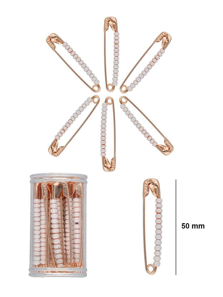 Fancy Safety Pins in Rose Gold finish - CNB35141