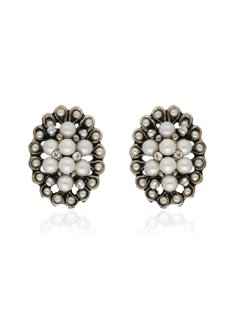 Tops / Studs in Oxidised Silver finish - SSA62