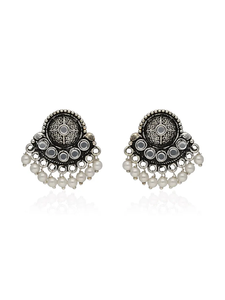 Tops / Studs in Oxidised Silver finish - SSA85