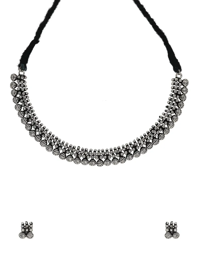 Necklace Set in Oxidised Silver finish- NS14365