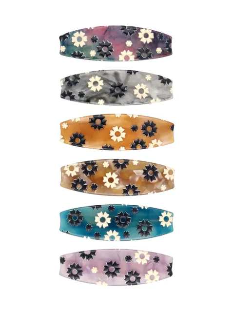 Printed Hair Clip in Assorted color - CNB35611
