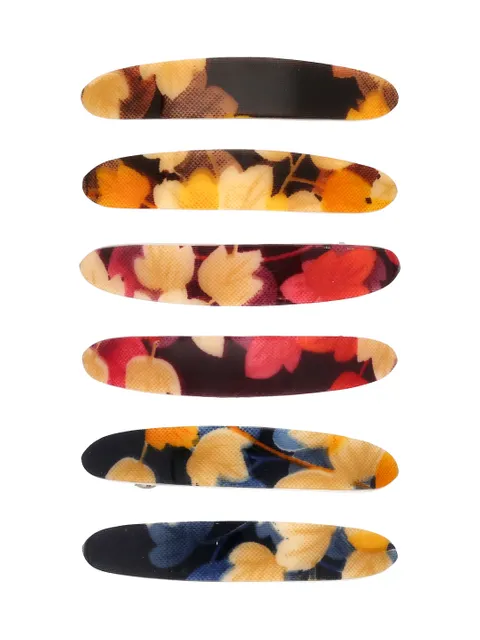 Printed Hair Clip in Assorted color - NIH357