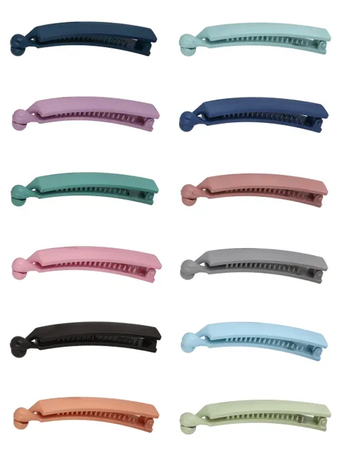 Glossy finish Banana Clip in Assorted color - CNB37581