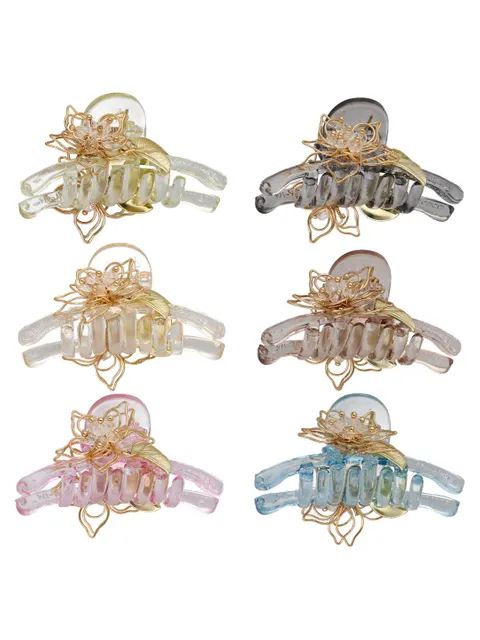 Fancy Butterfly Clip in Assorted color - CNB37601
