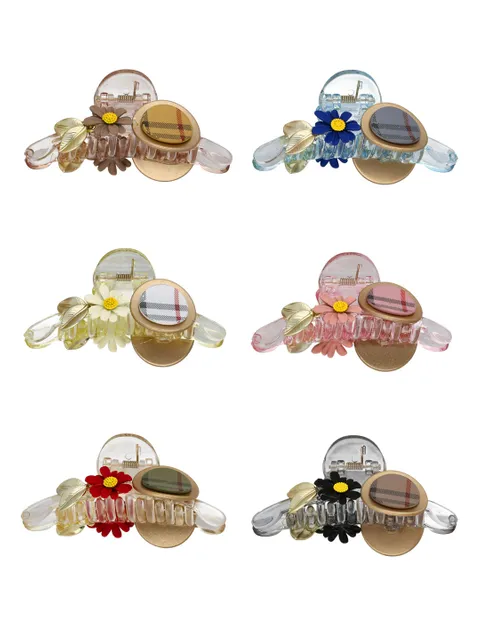 Fancy Butterfly Clip in Assorted color - CNB37605