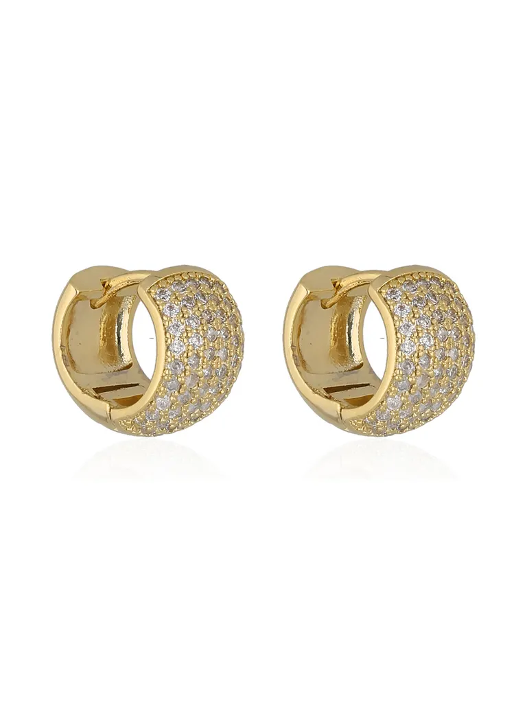 AD / CZ Bali / Hoops in Gold finish - CNB36561