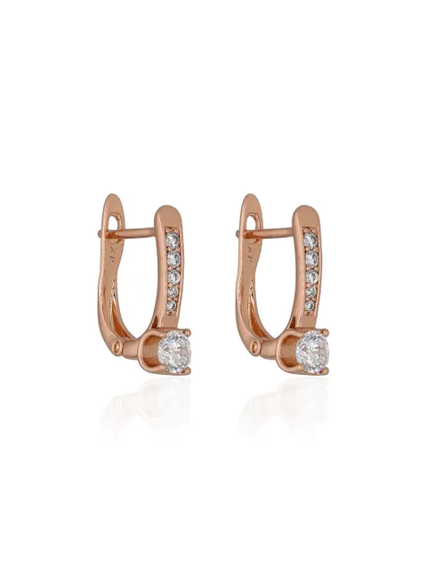 AD / CZ Bali / Hoops in Gold finish - CNB36596