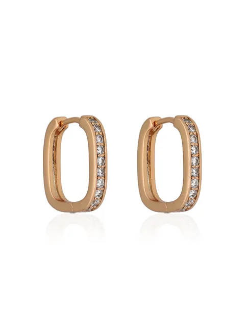 AD / CZ Bali / Hoops in Gold finish - CNB36599