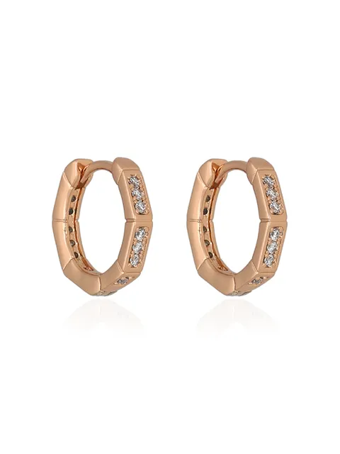 AD / CZ Bali / Hoops in Gold finish - CNB36606
