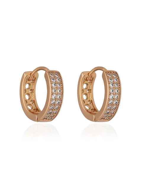 AD / CZ Bali / Hoops in Gold finish - CNB36607