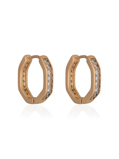 AD / CZ Bali / Hoops in Gold finish - CNB36613