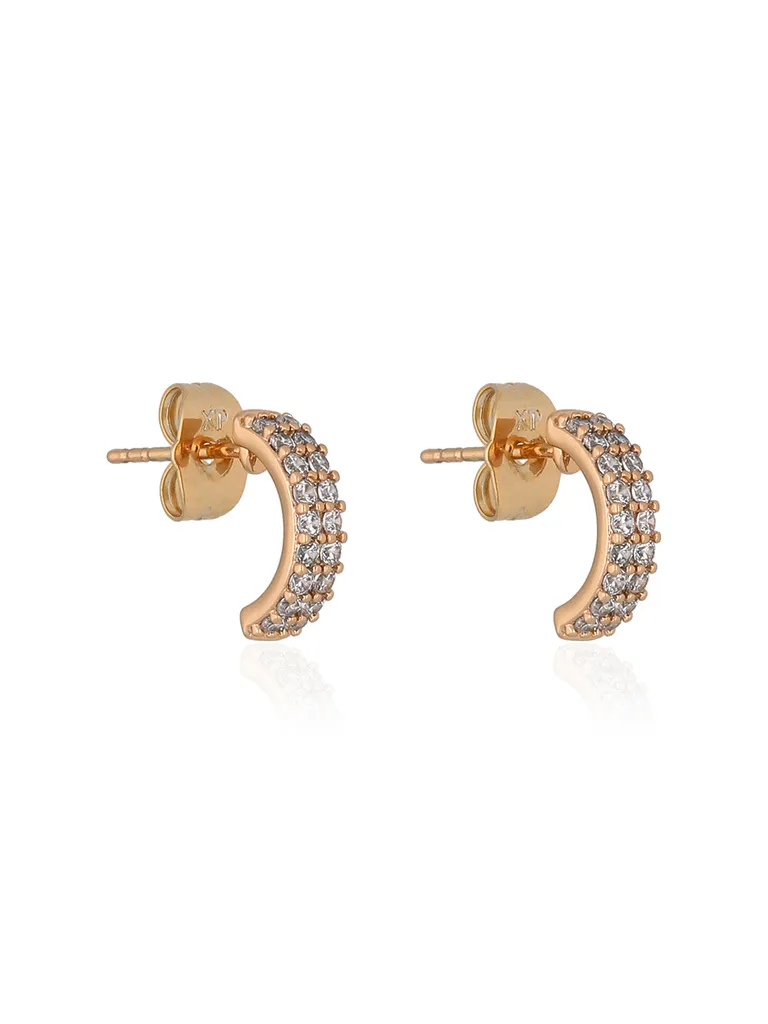 AD / CZ Bali / Hoops in Gold finish - CNB36638