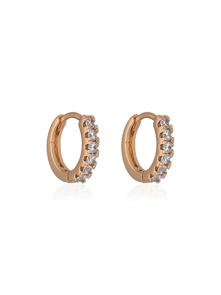 AD / CZ Bali / Hoops in Gold finish - CNB36642