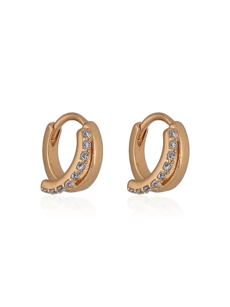 AD / CZ Bali / Hoops in Gold finish - CNB36648