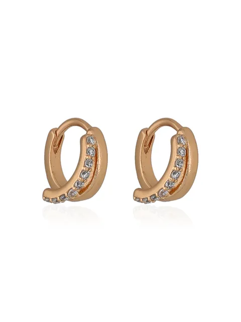 AD / CZ Bali / Hoops in Gold finish - CNB36648