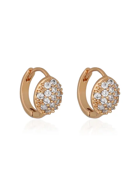 AD / CZ Bali / Hoops in Gold finish - CNB36657