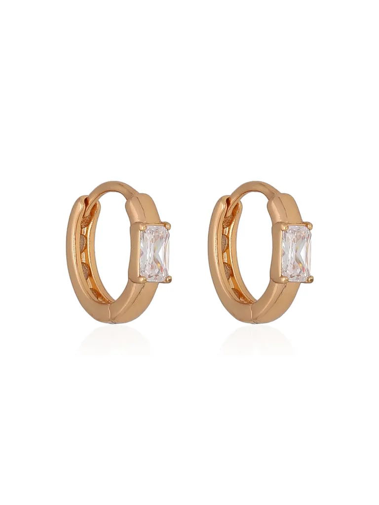 AD / CZ Bali / Hoops in Gold finish - CNB36656