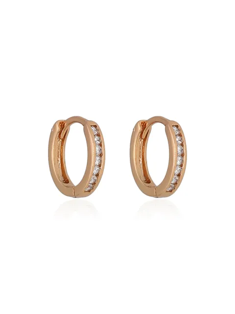 AD / CZ Bali / Hoops in Gold finish - CNB36655