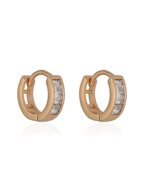 AD / CZ Bali / Hoops in Gold finish - CNB36660