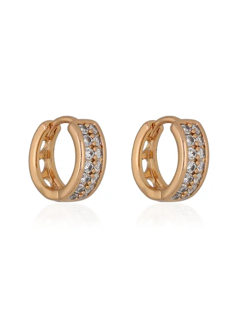 AD / CZ Bali / Hoops in Gold finish - CNB36662