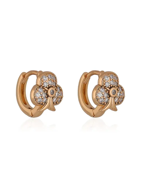 AD / CZ Bali / Hoops in Gold finish - CNB36669