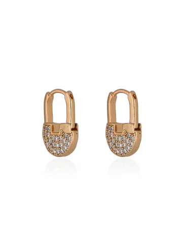 AD / CZ Bali / Hoops in Gold finish - CNB36673