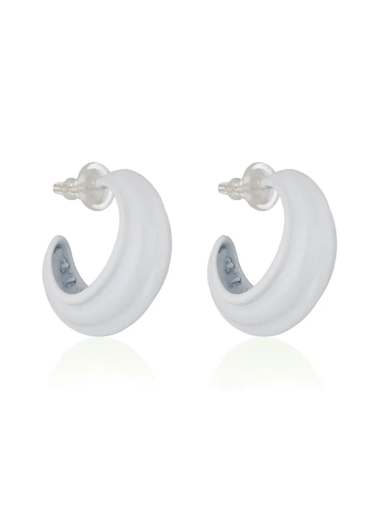 Western Bali / Hoops in Rhodium finish - CNB36928
