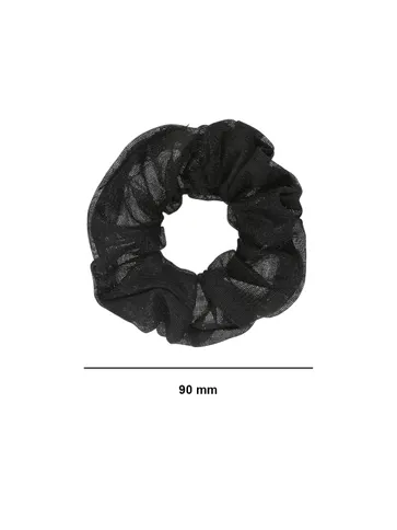 Plain Scrunchies in Black color - BHE2520