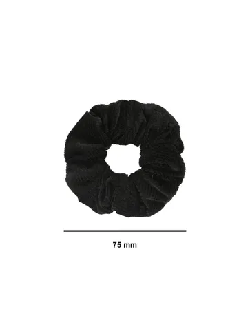 Plain Scrunchies in Black color - BHE5112