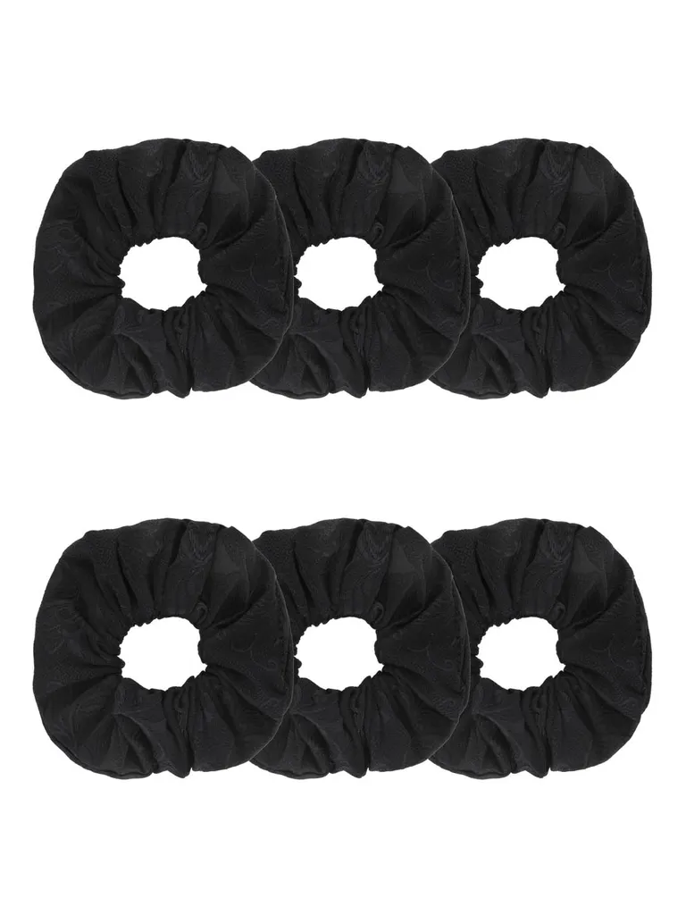 Plain Scrunchies in Black color - BHE5119