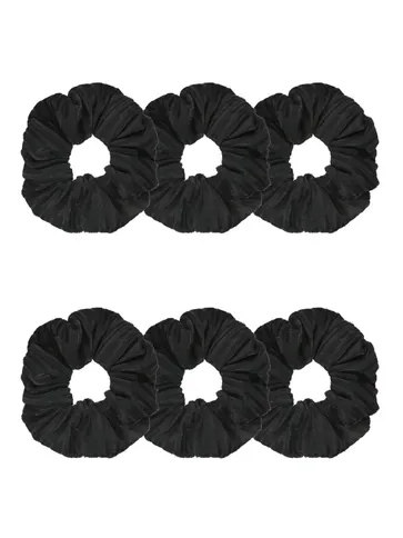 Plain Scrunchies in Black color - CNB37941