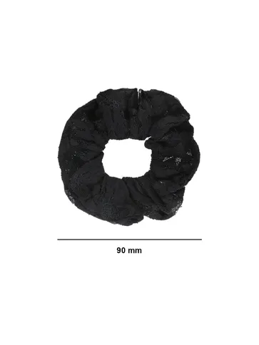 Plain Scrunchies in Black color - BHE2588