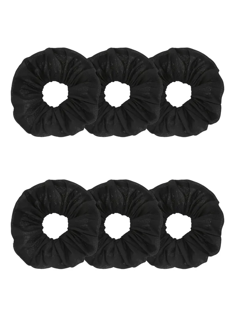 Plain Scrunchies in Black color - CNB37946