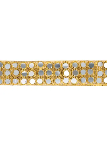 Mirror Waist Belt in Gold color - KESG4