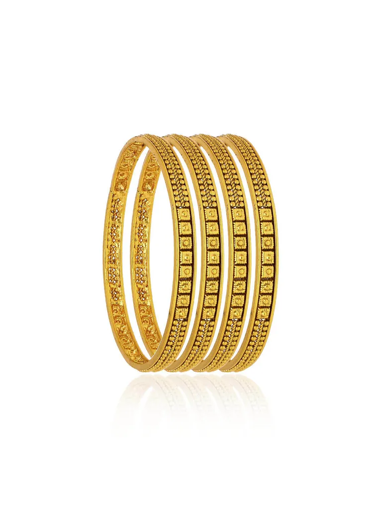Antique Bangles in Gold finish - AMN271
