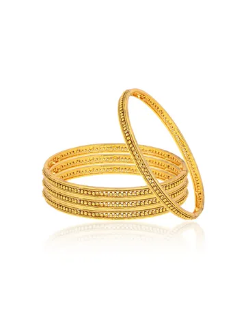 Antique Bangles in Gold finish - AMN276