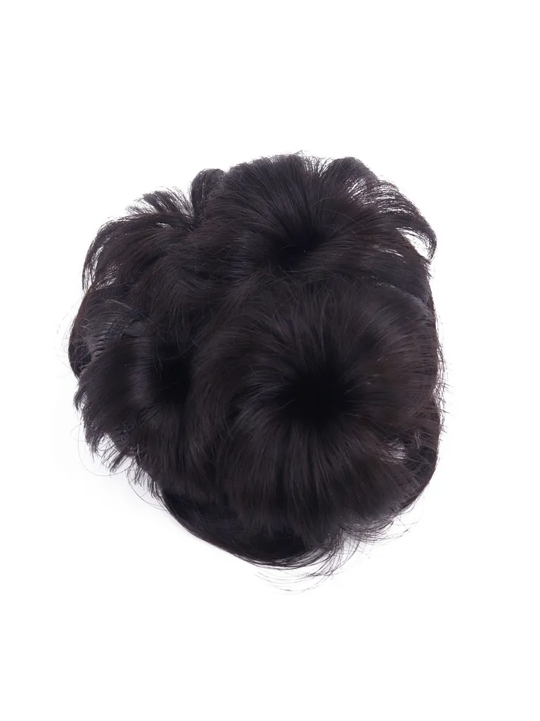 Plain Hair Clip in Brown color and Rhodium finish - Y-30C