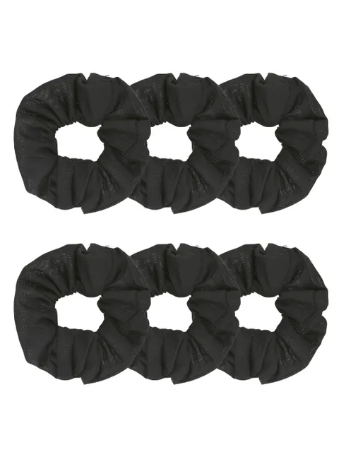 Plain Scrunchies in Black color - CNB37908