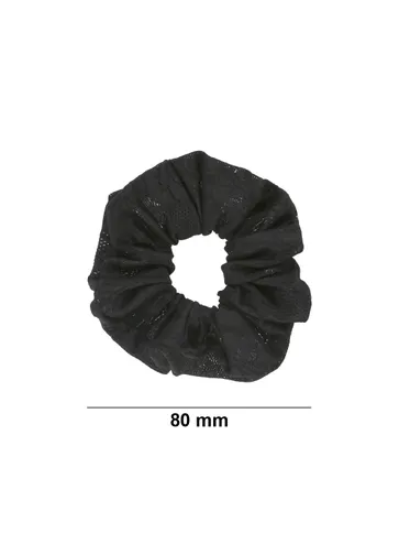 Plain Scrunchies in Black color - BHE5121