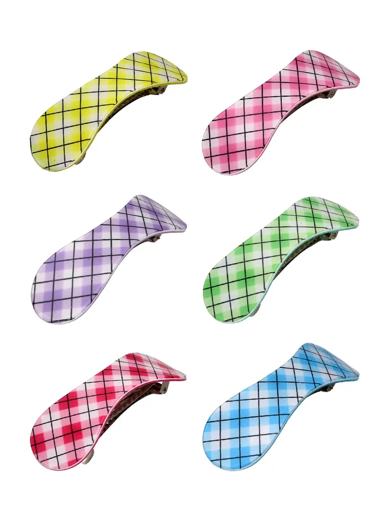 Printed Hair Clip in Assorted color - CNB37125