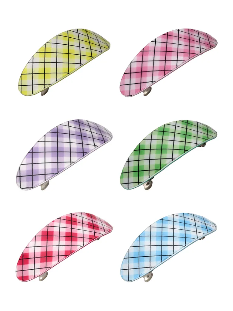 Printed Hair Clip in Assorted color - CNB37124