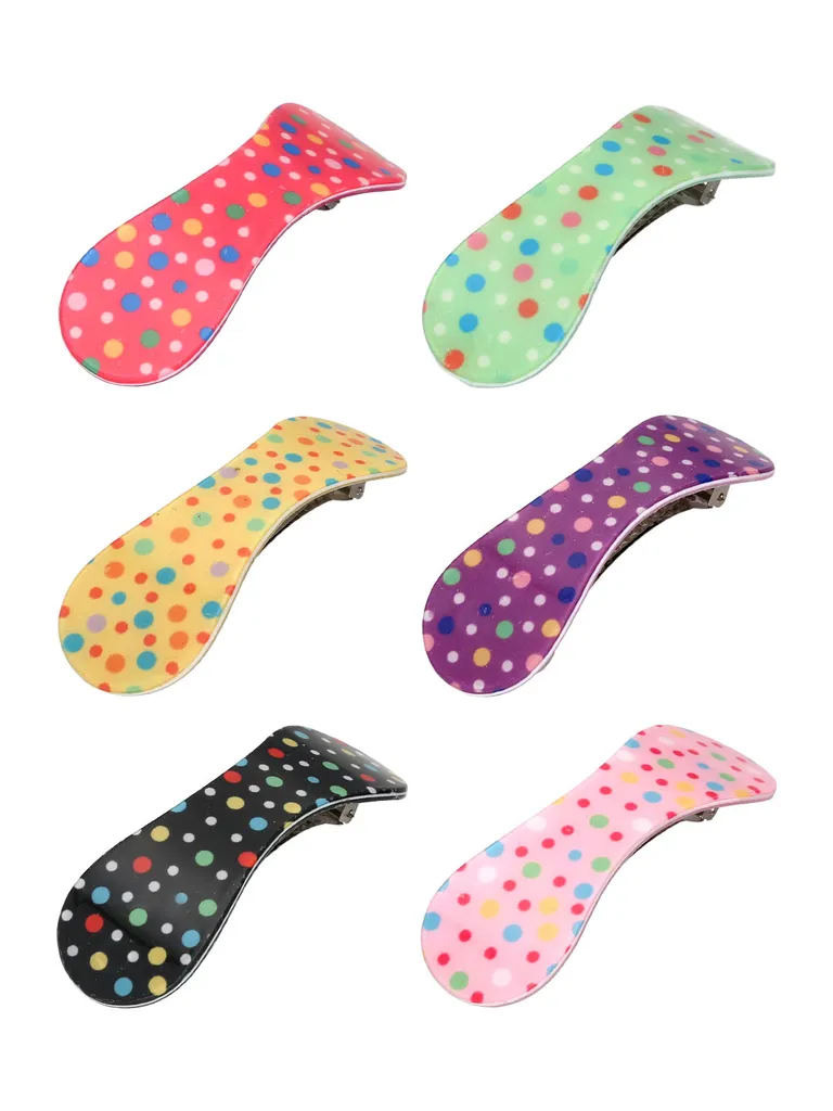 Printed Hair Clip in Assorted color - CNB37138