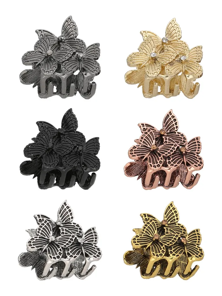 Fancy Butterfly Clip in Assorted color - CNB38050